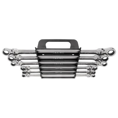 Tekton WRB96200 Long Flex Head 12-Point Ratcheting Box End Set
