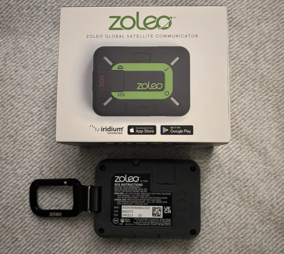 Unidades Zoleo Global Satellite Communicator usadas en excelente estado con caja Foto 4 de 4