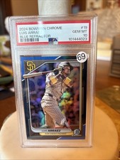 2024 Bowman Chrome - Luis Arraez #19 Blue Refractor /150