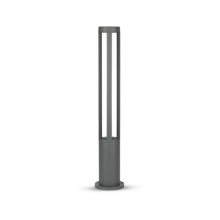 V-TAC VT-820 Lampada LED da Giardino 10W Paletto 80cm Grigio IP65