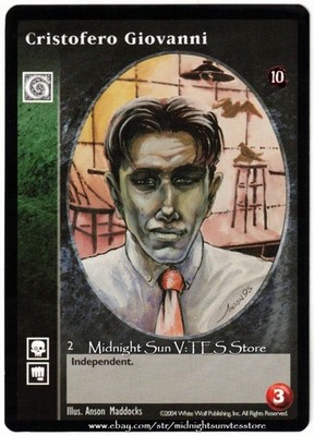 Cristofero Giovanni Giovanni Tenth Anniversary V:TES VTES Vampire CCG