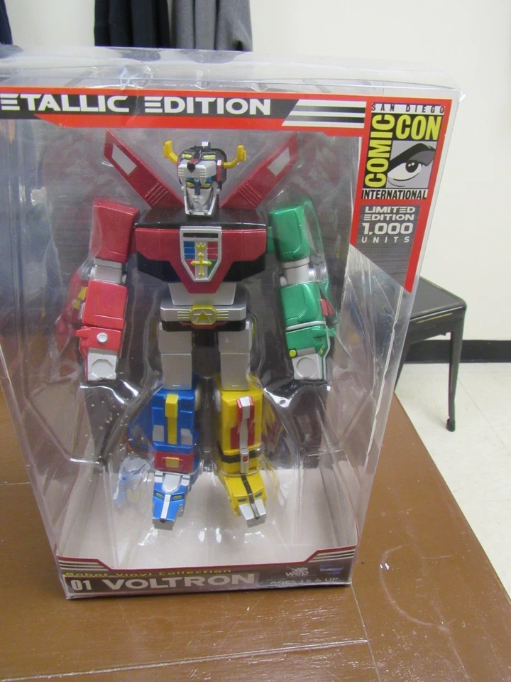 Toynami Voltron Robot Colección de Vinilos Volumen 1 - Edición Metálica SDCC LTD 1000 Foto 4 de 4