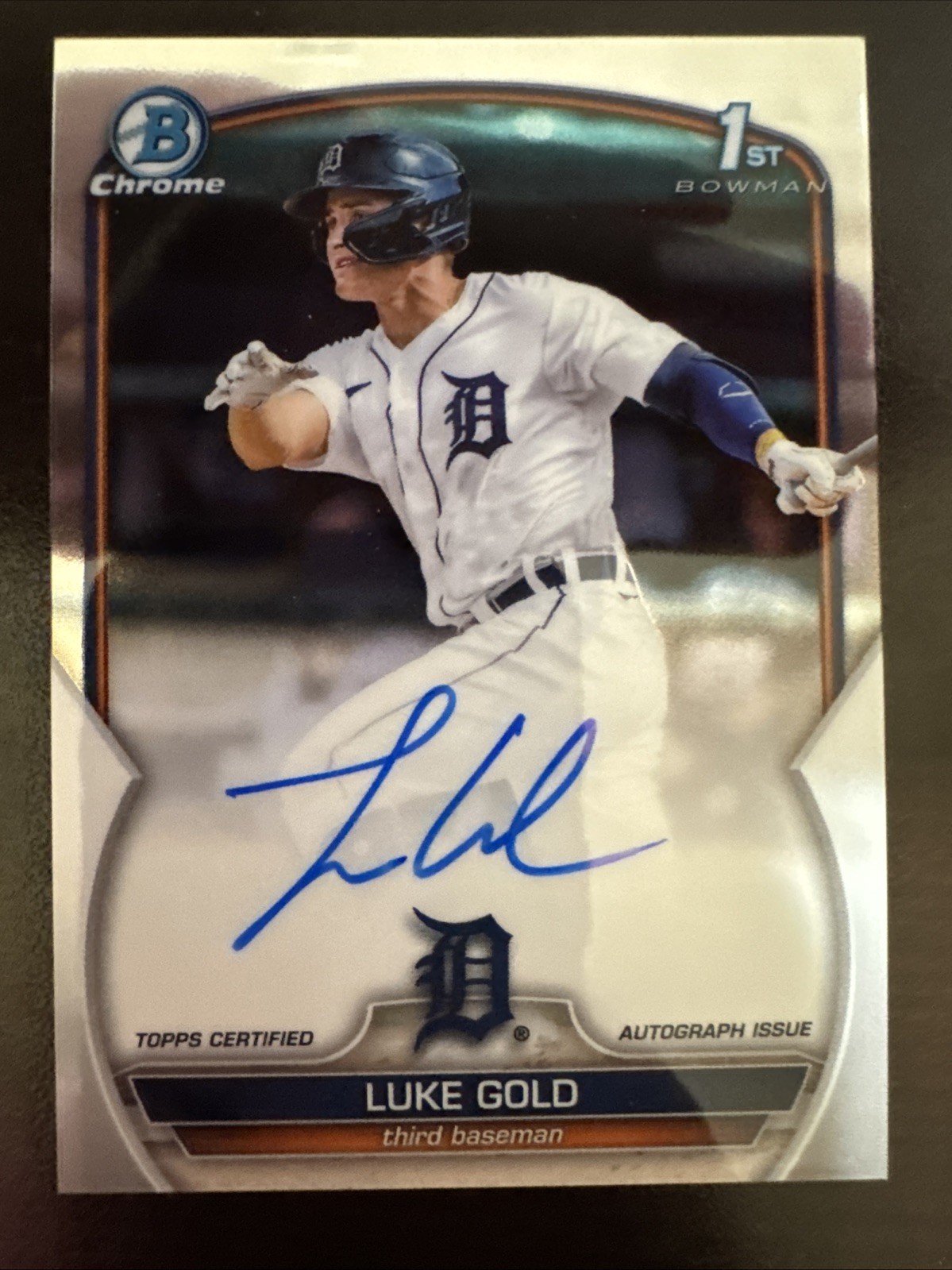 2023 Bowman Chrome #CPA-LGD Luke Gold 1st Bowman RC Auto Autograph Rookie