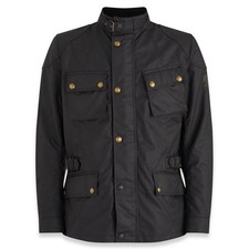 Giacche Moto Belstaff Crosby Cotone Cerato Nero