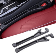 2Pcs Car Seat Gap Filler Organizer, Soft Foam Seat Side Gap Filler with Storage