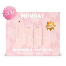 NEW MONDAY Moisture Hair  Body Gift Set Conditioner Shampoo Body Wash
