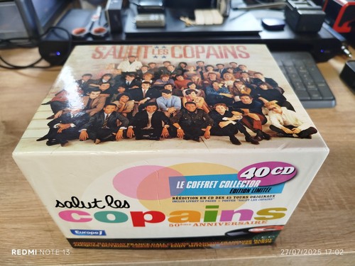 Collector's Box 40cd Limited Edition Salut Les Copains Reissue En Cd Des 45t