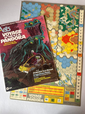 Ares Magazin Arena of Death #06 Januar 1981 komplettes Spiel + Karte