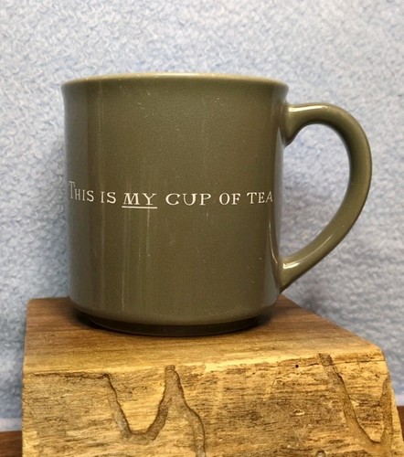 ¡Venta de mi propiedad! Taza de 10 onzas "This Is My Cup Of Tea" gris cerámica - Imagen 2 de 8