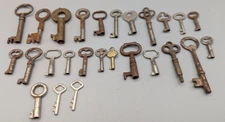 26 Vintage Antique Rare Keys Skeleton Clock ETC. Collection