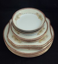 Meito China Porcelain Floral 4-Piece Place Setting For 4 16 pieces Japan