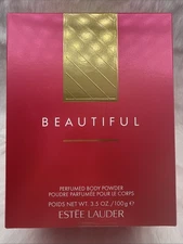 Estee Lauder Beautiful Perfumed Body Powder - 3.5oz /100g New In Box - Authentic
