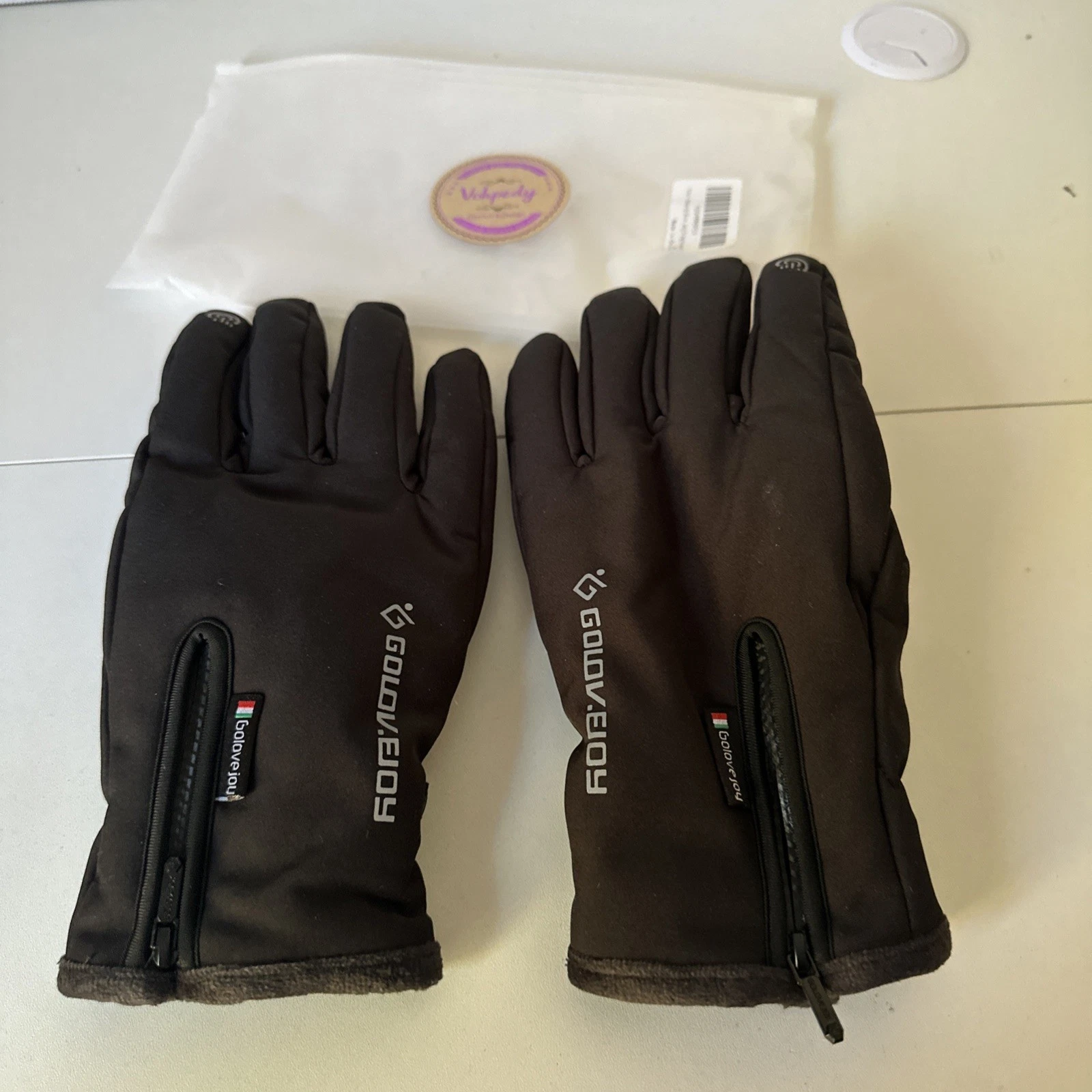 GOLOVEJOY WINTER GLOVES WATERPROOF WINDPROOF ANTI-SLIP GLOVES MEN'S BLACK M