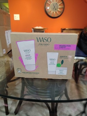 Shiseido Waso Starter Kit Invisible Pore Care Kit Satocane, Shikulime 3 Piece 