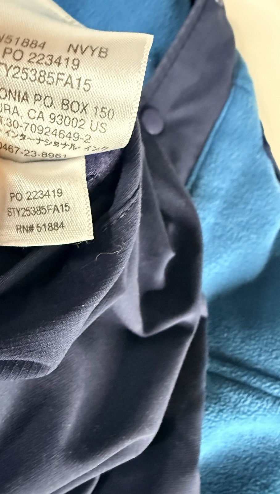 Patagonia Mens Blue Reversible Snap-T Pullover Jacket Size Large Read Descrip thumbnail 10