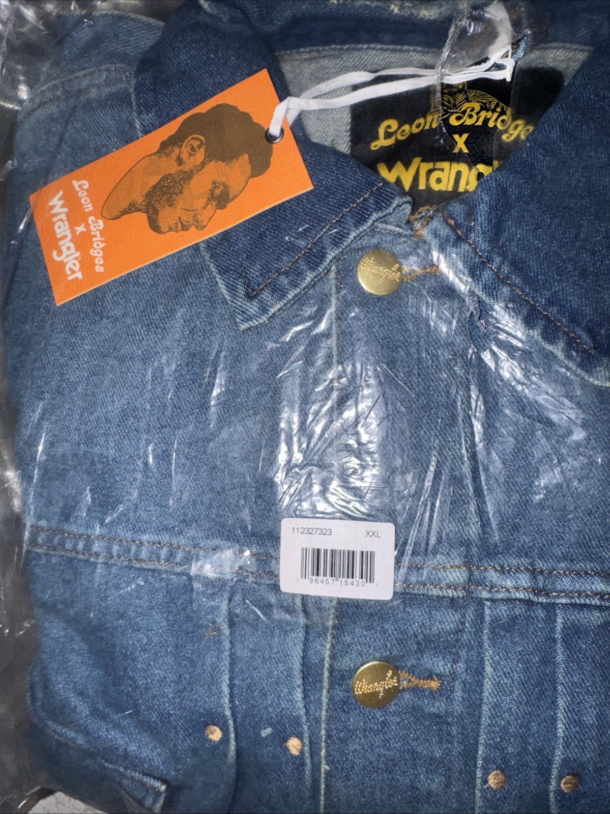 Wrangler X Leon Bridges MR. Wrangler Vtg. Jacket. Sz 2XL RARE DEAD STOCK thumbnail 3