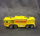 Vintage 1979 Hot Wheels Diecast 1/64 Yellow Airport Rescue Fire Dept Truck HK