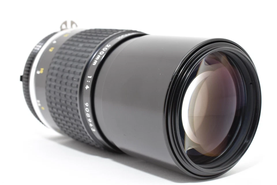 Lente de enfoque DDU [Como nueva] Nikon Ai-s Nikkor 200 mm f/4 AIS MF de Japón Foto 4 de 4