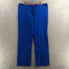 Dickies Work Pants EDS Signature Scrubs Mens L Tall 40x32 Blue Waist Drawstring