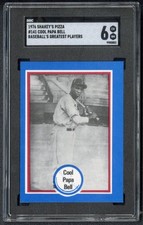 1976 Shakey's Pizza Baseball's Greatest Players #141 Cool Papa Bell SGC 6 EX-NM