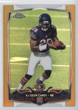2014 Topps Chrome Gold Refractor 23/50 Ka'Deem Carey #188 k7t