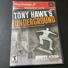 Tony Hawk's Underground Sony PlayStation 2, 2003 Complete With Manual CIB Tested