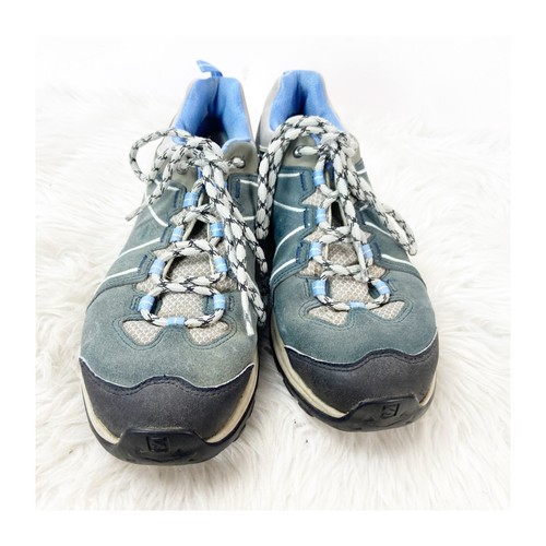 Salomon Ellipse 2 LTR Womens 9 Titanium/Deep Blue/Petunia Trail Hiking Shoes - Picture 7 of 13