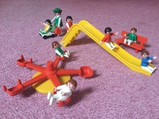 Rare Vintage Playmobil Playground 3416 - complete- VGC - Slide, Roundabout