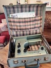 Viking Husqvarna 19E Electric Zig-Zag Sewing Machine w/ Foot Pedal & Case