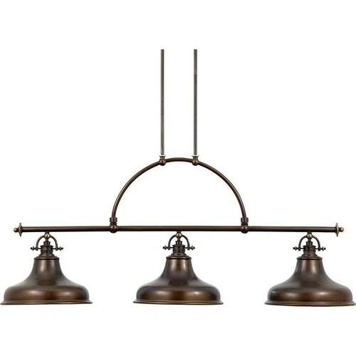 Emery - 3 Light Island-Palladian Bronze Finish Island Light Quoizel Lighting - Picture 6 of 7