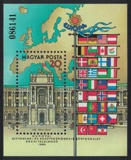 Hungary European Security and Co-operation Conference Vienna MS 1986 MNH