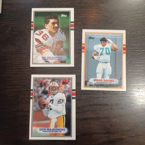 Topps Football Cards - 1989 Mixed Lot - Rookies & Stars! - 10 Card Lot - Picture 6 of 10