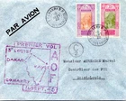 1940 French Equatorial Africa 1st Flight cover St. Louis-Dakar-Kayes-Conakry