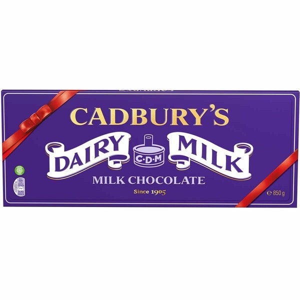 Cadbury's Dairy Milk Chocolate 850g Giant HUGE Big Bar Cadburys Cadbury for sale online eBay