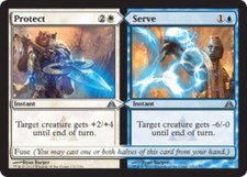 Protect // Serve Light Play, English Magic the Gathering MTG Dragon's Maze