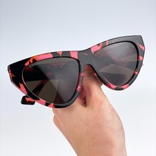 Gucci Women AUTHENTIC Sunglasses Cherry Havana Brown Cat Eye GG1333S 003 NEW