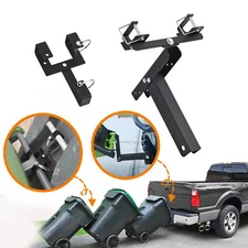 Trash Can Hauler Wheeled Garbage Can Towing Trailer Hitch Trash Transporter