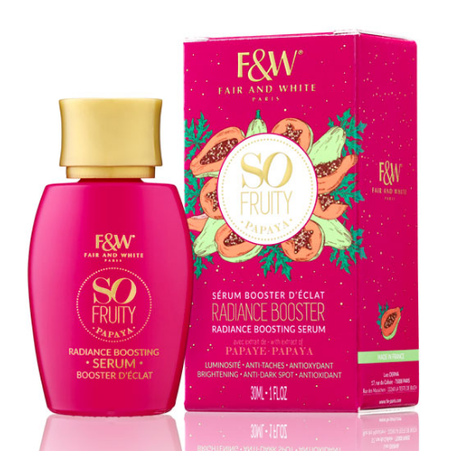 FAIR AND WHITE So Fruity Papaya Radiance Boosting FULL RANGE FAIR AND WHITE So Fruity Papaya Radiance Boosting FULL RANGE
