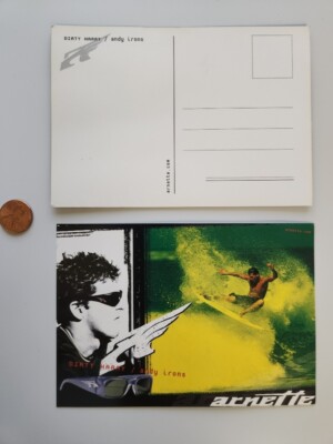 Arnette Sunglass 2003 Andy Irons Surf Dealer Postcard Flawless New