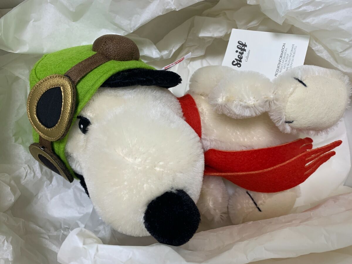Steiff Snoopy Peanuts Flying Doll Ace 1500 Limited Teddy Steiff Snoopy Peanuts Flying Doll Ace 1500 Limited Teddy