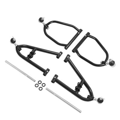 Black Front Extended A-Arm  For  Yamaha Raptor 250 YFM250R 2008-13 Powder Coated