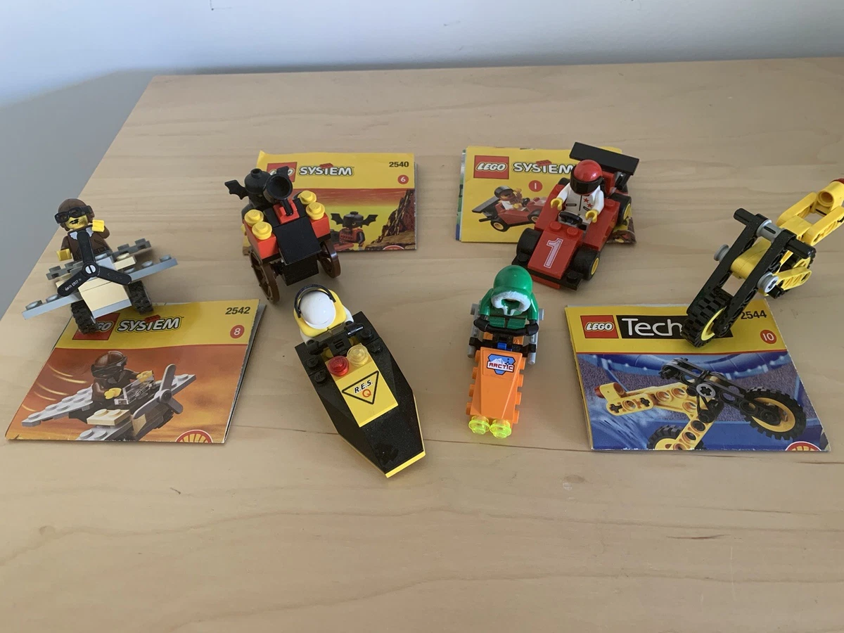 Vintage LEGO System Bundle 6 Sets 4 W Instructions