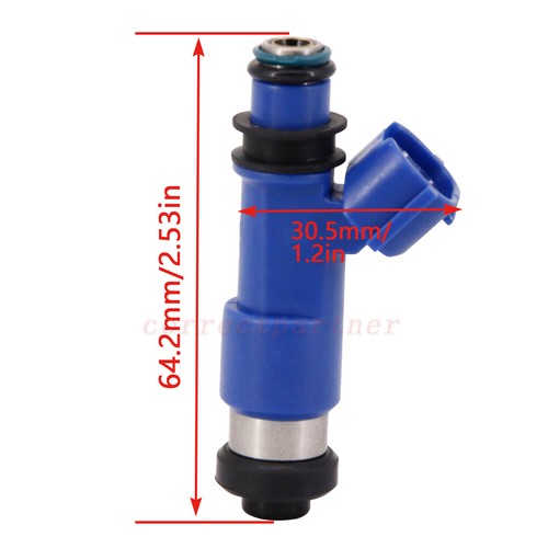 16611-AA720 4pcs Dark Blue 565cc Fuel Injector For Subaru WRX STI Legacy 2.5L US - Imagen 6 de 15