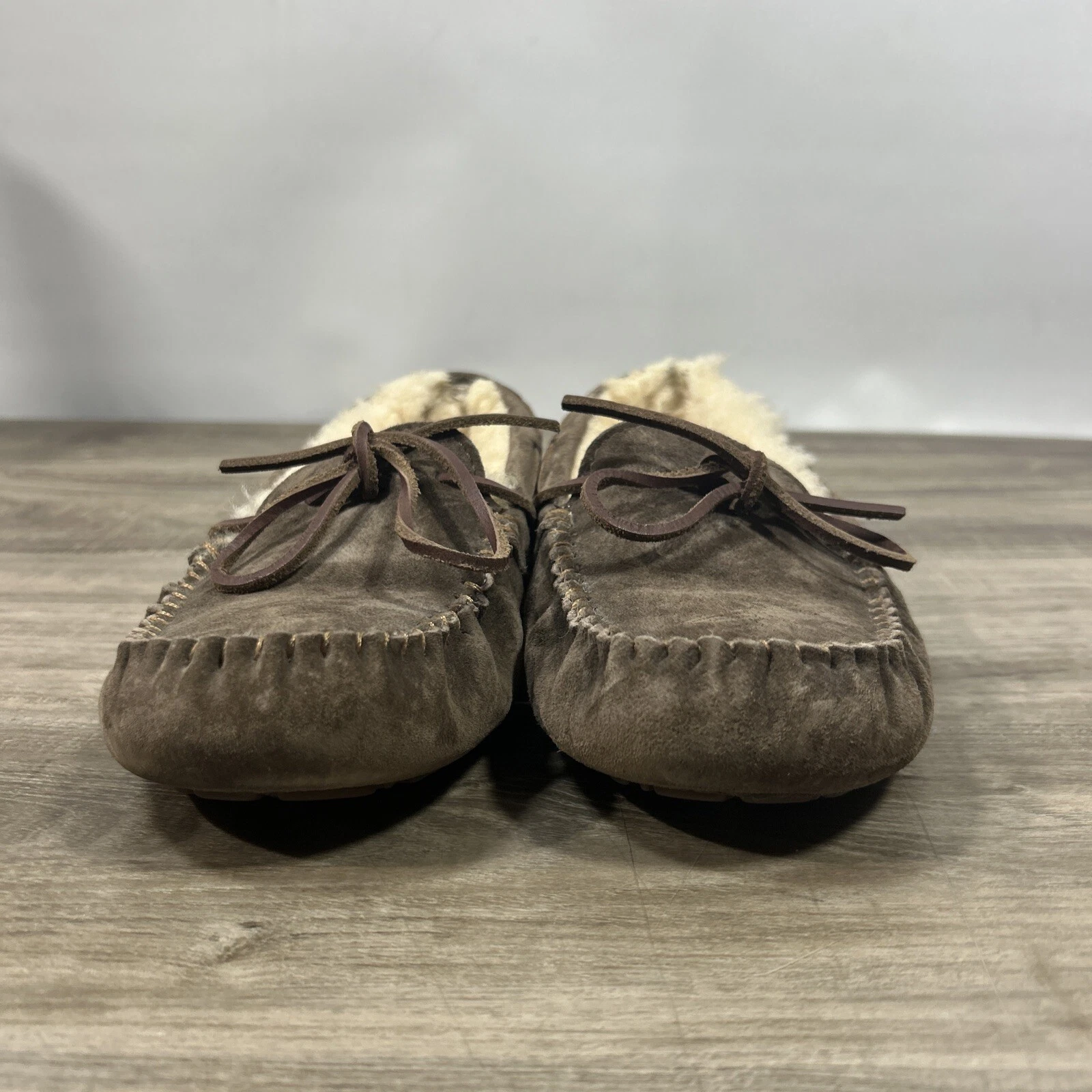 Mocassini UGG donna Dakota grigio peltro pelle scamosciata 5612 scarpe taglia 8