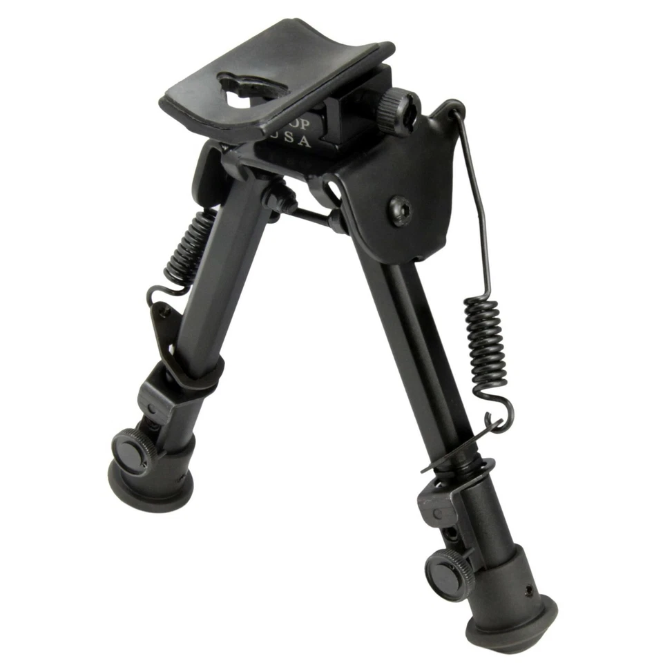 CCOP EE. UU. 6" a 8" Resistente Plegable Bípode Picatinny Riel Adaptador Montaje BP-79S Foto 4 de 4