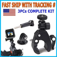 Bicycle Bike Motorcycle Handlebar Mount Holder Clamp For Gopro Hero 5 4 3+ 3 2 1