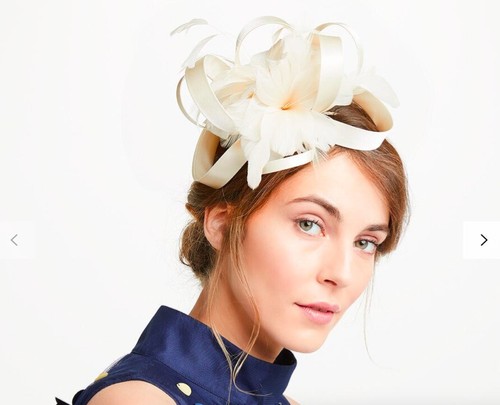 John Lewis Amy Loop Feather Fascinator 