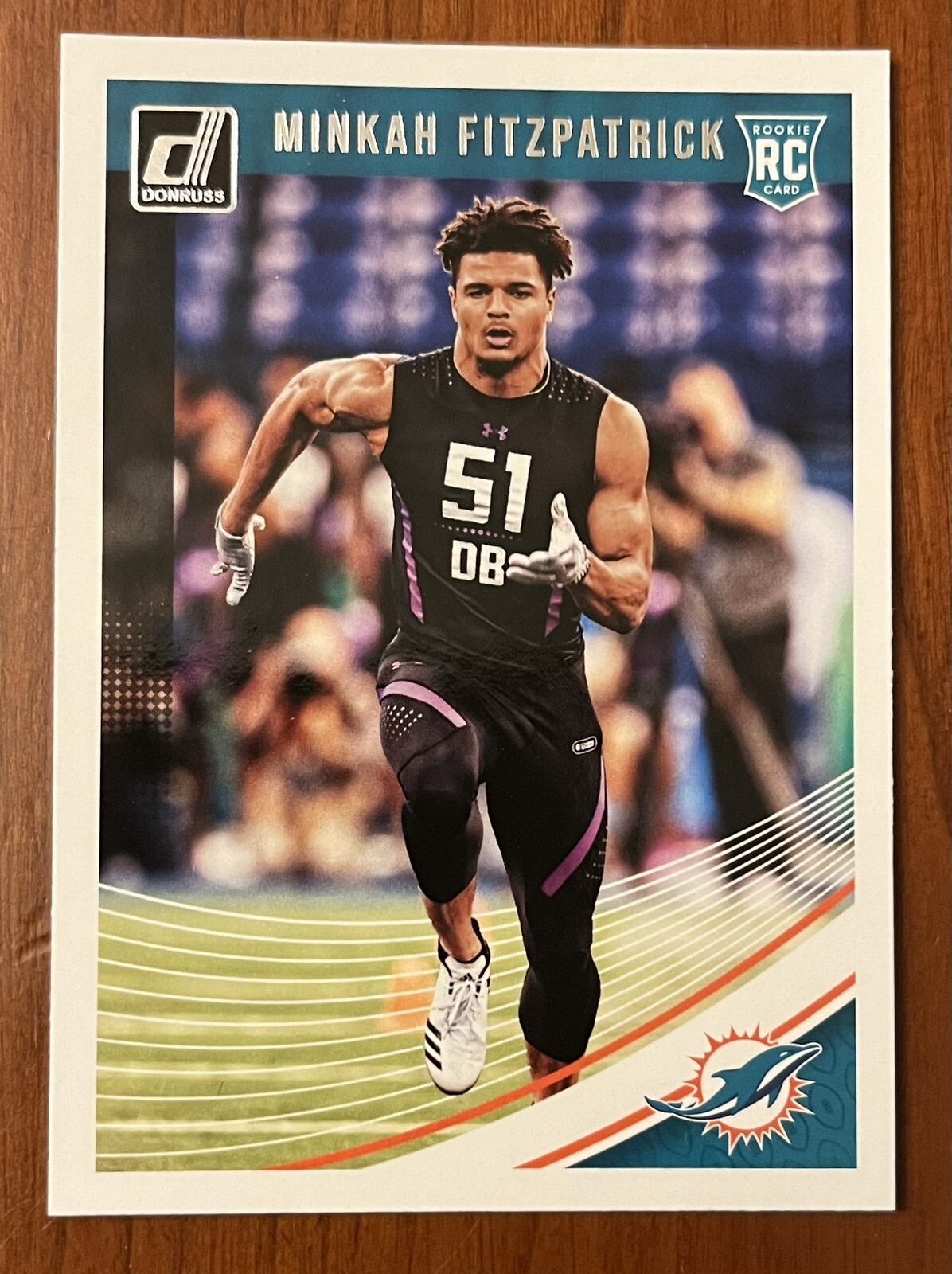 2018 Panini Donruss Minkah Fitzpatrick Rookie Card #353