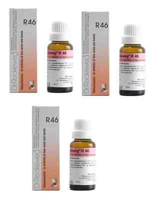 3xDr. Reckeweg R46 | Natural Remedy for Arthritis in Hands & Forearms (22ml)