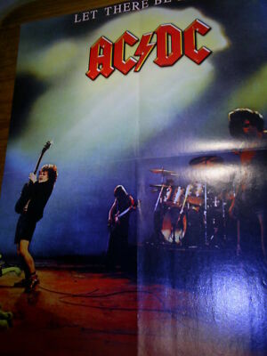 AC/DC - LET THERE BE ROCK - POSTER 46 X 58 cm BON SCOTT ANGUS YOUNG HARD ROCK